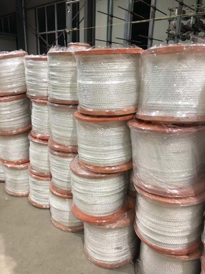 3-streng Nylon touw Polyamide Marine Grade 4mm-60mm Zwart/Wit