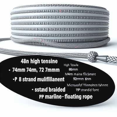 8 Streng PP Marine Mooring Rope 30mm-120mm Floating Polypropylene