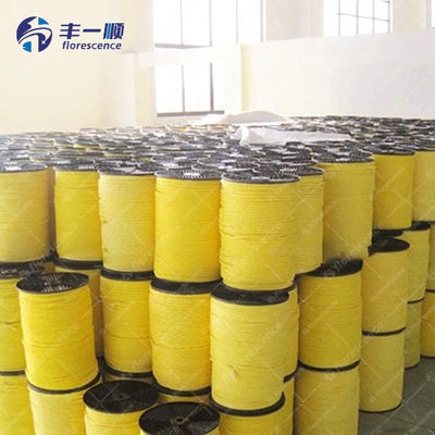 UV-bestendige, kleurvaste, zwevende, 3-strengige PE-touw voor gebruik in zee en buiten