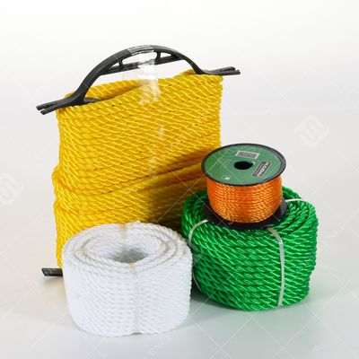 PE Polyethyleen Touw 3-strengs Drijvend UV-bestendig voor Visserij Marine