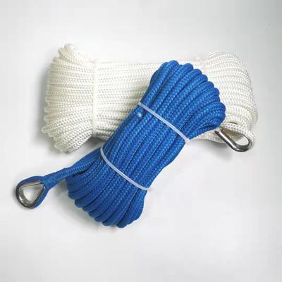 Dubbelgevlochten polyester touw 12mm-16mm voor marine ankeren