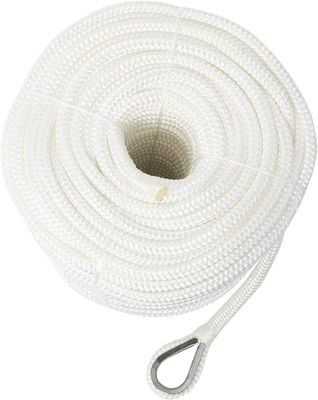 Dubbel gevlochten nylon touw 4 mm-56 mm voor maritieme mooring en sleep