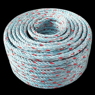 8 strengen PP polyester gemengd mooring touw 30 mm-120 mm voor Marine Towing