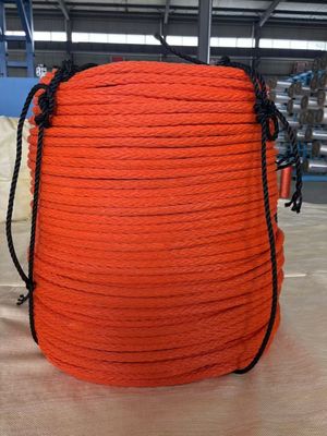 Persoonlijke afmeting lengtes superieure chemische weerstand marine kwaliteit UHMWPE Hawser met hoge breeksterkte