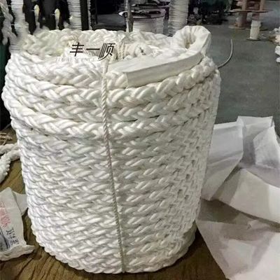 8-Ply Polyester Mooring Rope Easy to Splice Floats in Water for Commercial Fishing