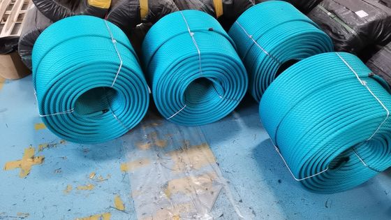 6-streng gebreide 500m buitenspeelplaats combinatie touw voor klimnet