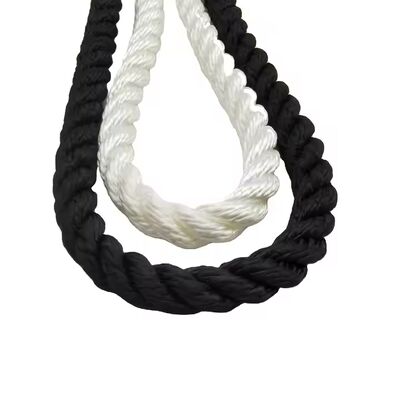 Op maat gemaakte hoge kwaliteit sterke sterkte 16-18 mm 8 streng polyester touw voor marine mooring