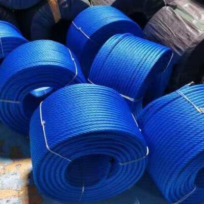 16mm Diameter UV Resistant 6 Strand Playground Combination Rope with Steel Wire Core