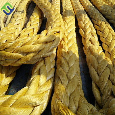 Drijven HMPE die Gevlechte Marine van 12 Bundeluhmwpe Kabel 28mm - 96mm vastleggen