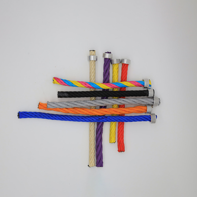 Pp-Kabel 6 Bundel 16mm van de Polypropyleen Openluchtspeelplaats met Staalkern