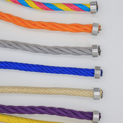 Pp-Kabel 6 Bundel 16mm van de Polypropyleen Openluchtspeelplaats met Staalkern