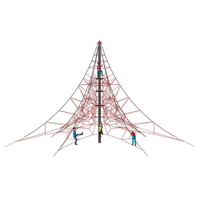 Piramide die Spelmateriaal 6 de Kabel van de Bundelcombinatie het Opleveren voor Speelplaats beklimmen
