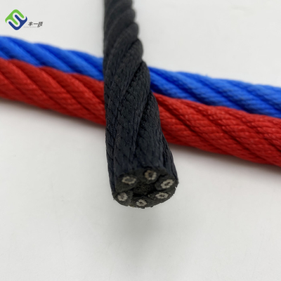 Metal Core 22mm Outdoor Playground Rope with 40KN Load Capacity