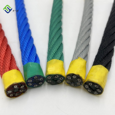 Metal Core 22mm Outdoor Playground Rope with 40KN Load Capacity