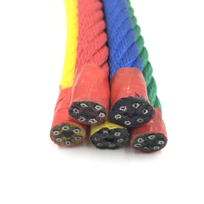 Multikleur 6 van de het Staaldraad van het Bundelpolypropyleen van de de Kerncombinatie Kabel 16mm