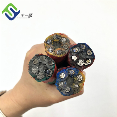 16 mm UV-gestabiliseerd versterkt combinatietouw polyester materiaal voor speeltuin