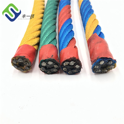 Aangepaste kleur 6 de kabel van de de speelplaatscombinatie van de bundelpolyester