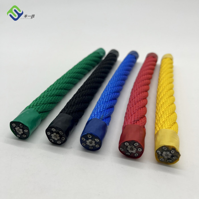 Van de de Kabelpolyester van 6*8 IWRC het Draad Versterkte van de het Staalkern Koord van de de Combinatiespeelplaats