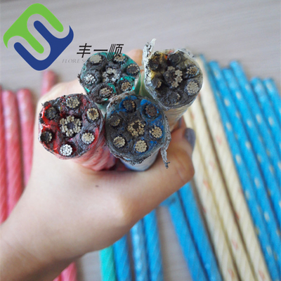 Pp-Monofilament van het de Kabelstaal van de Combinatiedraad de Draadkern 6 Bundel 16mm Speelplaatskabel
