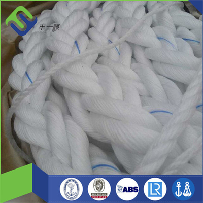 60mm de Kabel Marine Hawser Yacht Mooring Lines van de 8 Bundelvlecht voor Schip