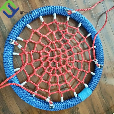 Hangmatschommeling die Kern van het de Combinatie de Plastic Staal van de Kabelspeelplaats beklimmen
