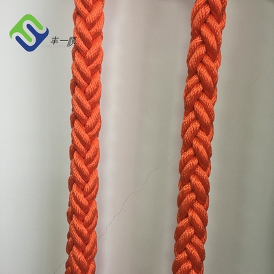 De mariene Kabel die van de 8 Bundelpolyester Wit Polyesterkoord 220m vastleggen Rol