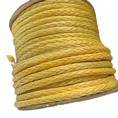 12 strengen UHMWPE touw kern Dubbel gevlochten UHMWPE touw Hawser scheepstouw