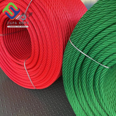 6 bundel 16mm van de de Polyestercombinatie van de Staalkern de Kabel van de de Speelplaatsdraad
