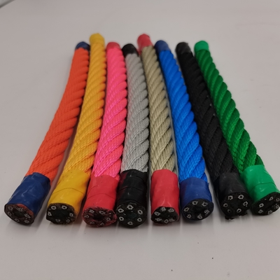 Speelterrein Klimnetten 6 Streng Polyester Combinatie touw