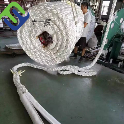 8 bundelmonofilament Lijnen van de het Schipmeertros van de Polypropyleenkabel de Slepende