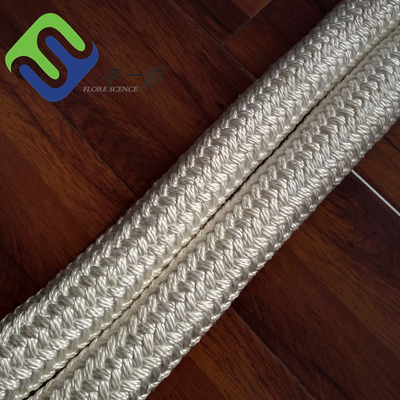 Dubbel Gevlechte Nylon Marine Mooring Ropes 12 Bundelkabel voor Grote Schepen