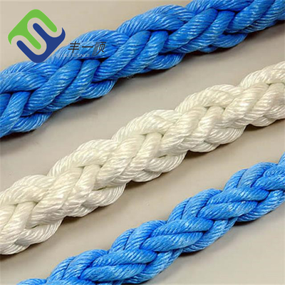 Marine Polyester Mooring Rope 8 Corrosiebestendige Bundel Beide Einden met Ogen