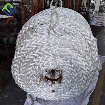 8 Nylon Marine Mooring Hawser Rope With ABS van het bundelpolyamide 100% Certificaat
