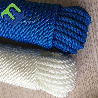 Hoge treksterkte 3 strengen gedraaid 4mm-60mm Nylon scheepsverbindingstouw Polyamide Boot zeilen