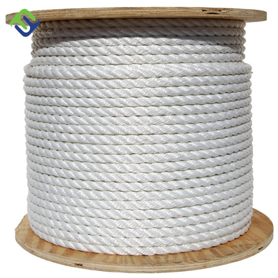 Hoge Vezel 3 van het Breukbelasting100% Polyamide Bundel Verdraaide Nylon Kabel voor Marine Using