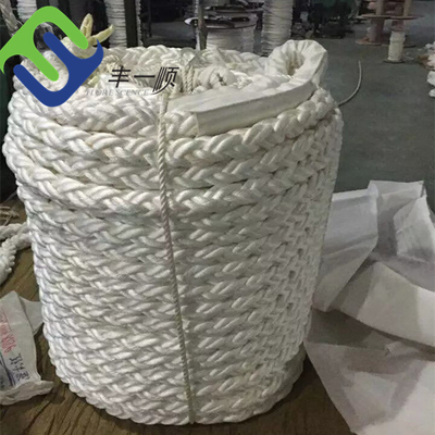 48 mm/64 mm 8 Streng Polyester Marine Ship Mooring Rope Met 1.8 Spliced Loop