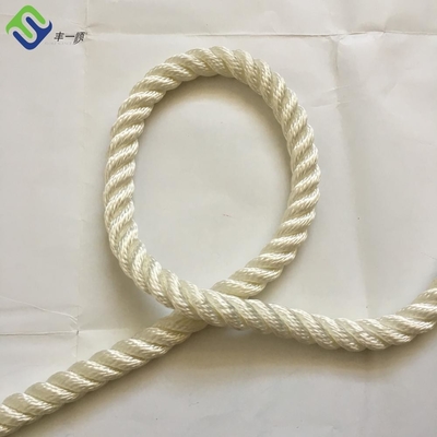 De gekleurde Rol van de 3 Bundel Nylon Kabel verdraaide 10mm 220m voor Marine