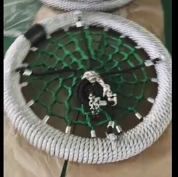 Hoogwaardige speeltuin Vogelnest Swing 120cm 12cm Ring met aangepaste kleur