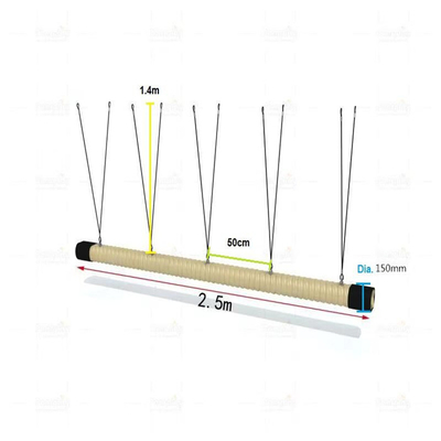 Hangende de Kabelbrug van de kinderenopschorting UV Gestabiliseerd voor Speelplaats