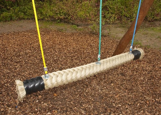 Van de de Speelplaatskabel van het bruine Kind van de de Brug Openluchtpolyester de Combinatiekabel