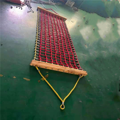 4 Strand Polyester Combinatie Touw Hangmat 2*1.2m Voor Kinderen Buiten Speeltuin