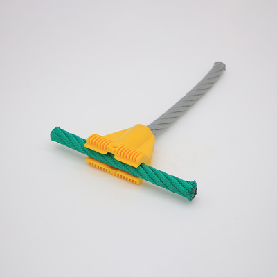 PA6 plastic die t-Schakelaar 16mm van de Speelplaatskabel voor Netto Beklimmen wordt gekleurd