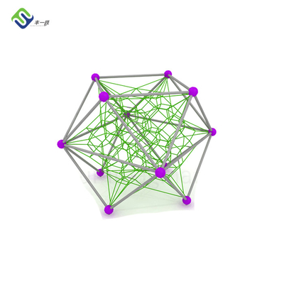 aangepaste Jonge geitjesspeelplaats die Netto Kabelweb Verstrekt Diamond Shape TUV beklimmen
