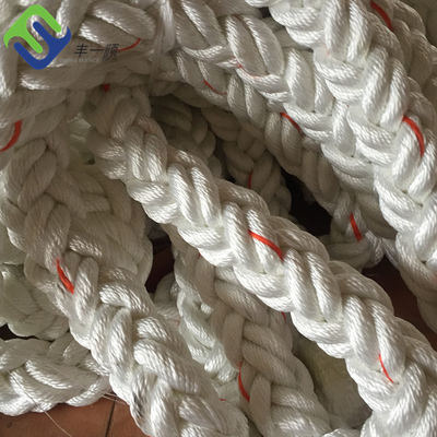 8 Nylon Marine Mooring Hawser Rope With ABS van het bundelpolyamide 100% Certificaat