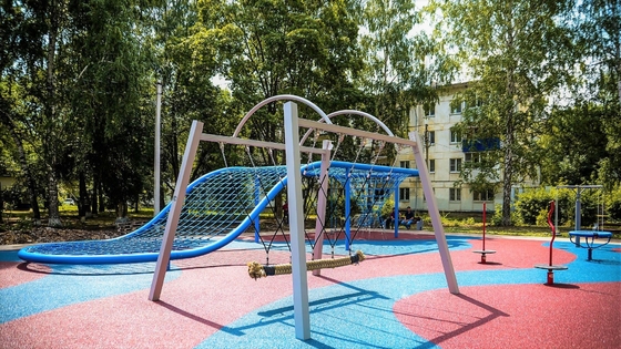 150mmx4 de Kabelbrug van de metersspeelplaats met Combinatie Hangende Kabel