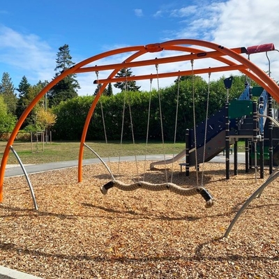 150mmx4 de Kabelbrug van de metersspeelplaats met Combinatie Hangende Kabel