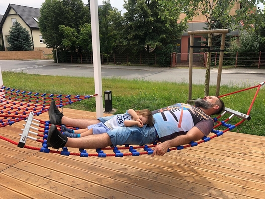 Volwassen Outdoor Park Combinatie Touw Schommel Hangmat Met Hoge Breukbelasting